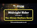 The Allman Brothers Band - Midnight Rider - Karaoke Version from Zoom Karaoke
