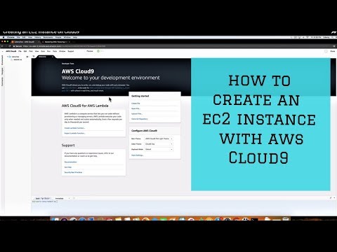Creating an EC2 instance on Cloud9 (2018)