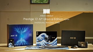 MSI Prestige 13 AI+ Ukiyo-e Edition A2VM Unboxing 
