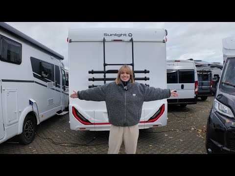 Super-slim Hymer 2025 semi-integrated motorhome Sunlight T67 2025 Niesmann Caravaning