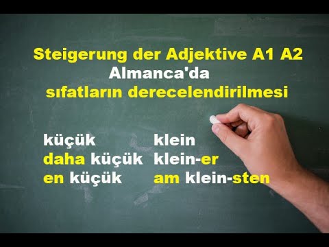 Steigerung der Adjektive A1 A2