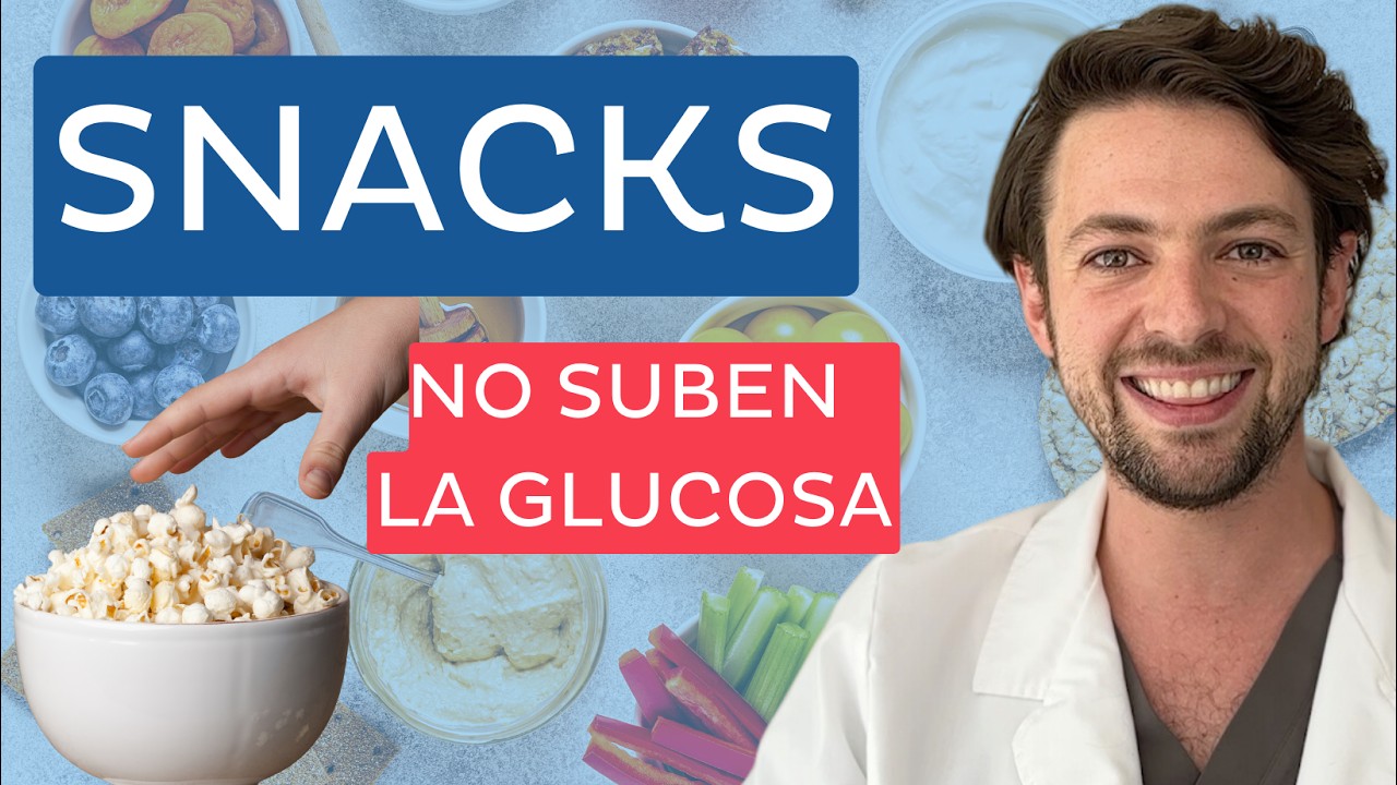 LOS 6 SNACKS PARA DIABETES 🍿(que no suben la glucosa)