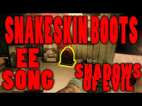 SHADOWS OF EVIL "SNAKESKIN BOOTS" EASTER EGG SONG (BO3 ZOMBIES)