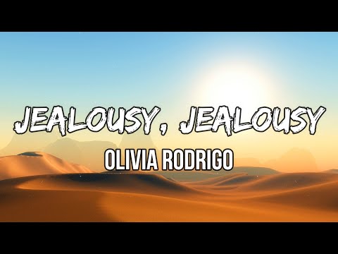 Olivia Rodrigo - jealousy, jealousy (Lyric Video) | Com-comparison is killin' me slowly