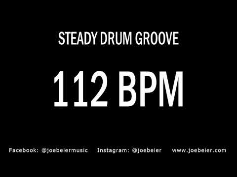 112 BPM - Rock Drum Beat - Backing Track - Practice Tool