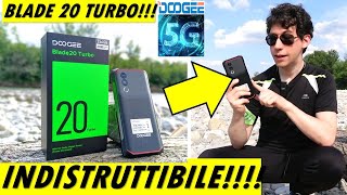 DOOGEE BLADE20 TURBO recensione unboxing smartphone rugged 5G ultra sottile e leggero con Gemini AI