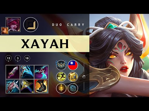 Xayah ADC vs Sivir - TW Challenger Patch 25.24