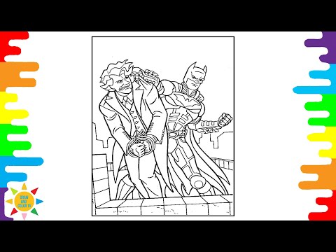 Joker Caught By Batman Coloring |  Cartoon - On & On (feat. Daniel Levi) [NCS Release]