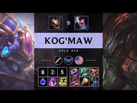 Kog'Maw Mid vs Yasuo - NA Diamond Patch 25.17