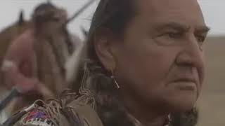 White Man Has Talk With Indian About Disposition of Native Land