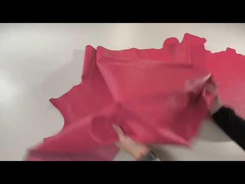 FUSCHIA OSTRICH  LEATHER 3607