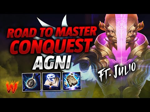 AGNI, WHAT COOLEST ULTIS ft. Julio - Warchi - Smite Road to Master Conquest