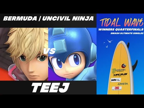 Bermuda | Uncivil Ninja vs TeeJ - Smash Ultimate Singles Winners Quarterfinals Tidal Wave -- Shulk v