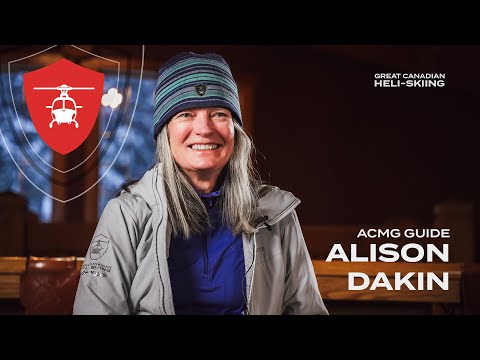 アリソン・デーキンと一緒にカナダの大自然をスキー |リードヘリスキーガイド