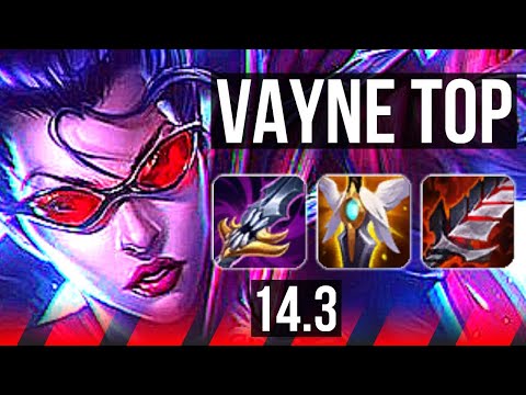 VAYNE vs ILLAOI (TOP) | Comeback, Dominating | EUW Challenger | 14.3