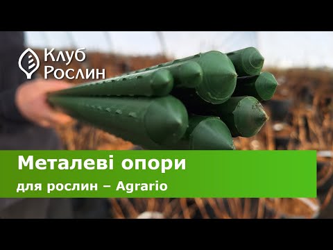 Опора для рослин Agrario 90 см діаметр 8 мм металева з пластиковим