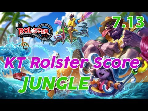 KT Rolster Score Rek'Sai Jungle - Rek'Sai vs Zac - Patch 7.13