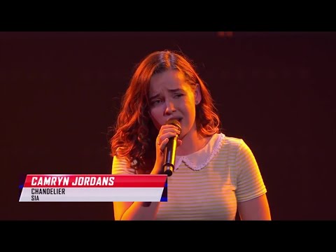 Camryn Jordans - Chandelier | The Voice Australia 6 (2017) | Blind Auditions