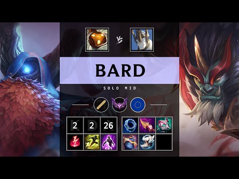 Bard Mid vs Galio - EUW Master Patch 25.15