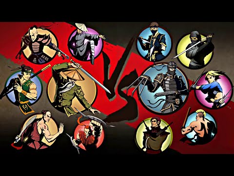 Shadow Fight 2 Hermit and Bodyguards vs Lynx and Bodyguards