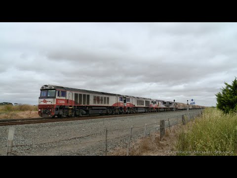 SCT 6PM9 Boxcars & Containers Freight Train (24/11/2020) - PoathTV Australian Railways
