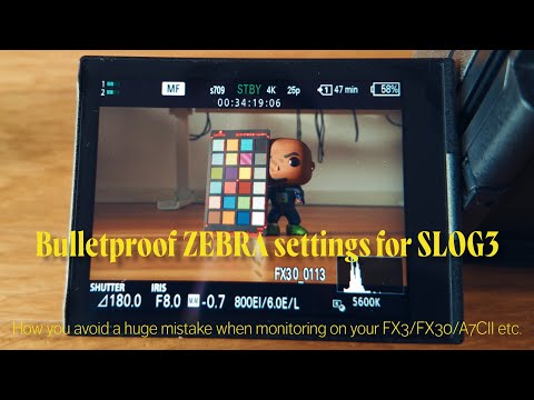 93.2% of Sony FX3/FX30/A7CII users make this mistake when setting up zebras and middle grey in SLOG3