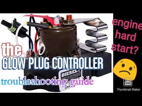 Ford 6.9 & 7.3 (idi) wiring for glow plug controller & operation troubleshooting guide, not working