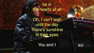 Stevie Wonder Karaoke - Sunshine in their eyes