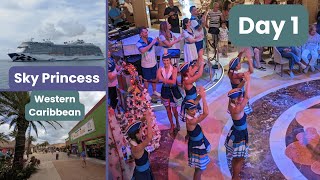 Sky Princess - Day 1 - Back-to-Back Embarkation Day - Western Caribbean - New Year's Cruise
