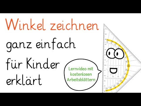 Winkel zeichnen | einfach erklärt | Mathematik mit dem Geodreieck
