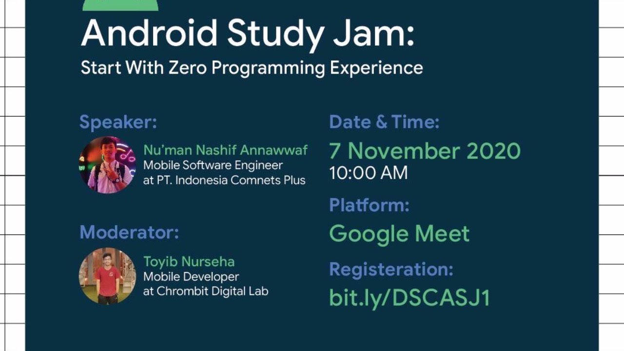 Android Study Jam: Start With Zero Programming Experience Session 2