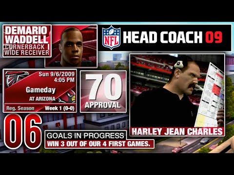 Coaching Our First Game With the Falcons - NFL Head Coach 09 Career Mode | Ep.6
