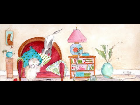 Souvent, lorsque le temps est maussade, Microbe entend le monstre de la maison. Mais qu'y est-il?