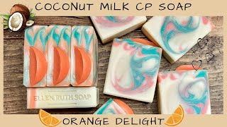 Recipe - 🍊 ORANGE DELIGHT 🍊 Coconut Milk in Oil Method Soap | Ellen Ruth Soap