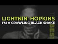 Lightnin' Hopkins - I'm A Crawling Black Snake (Official Audio)