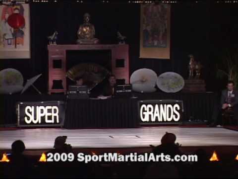 Joslynn Espinoza v Colbey Northcutt - 15-17 girls pt sparring (N-70) - 2009 NBL Supergrands finals