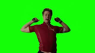 Brad Pitt dancing in Burn After Reading green screen