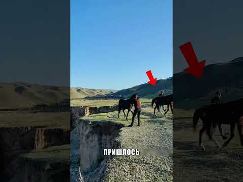 Расщелина поглотила жеребенка в ДАГЕСТАНЕ 😱⛰🐎