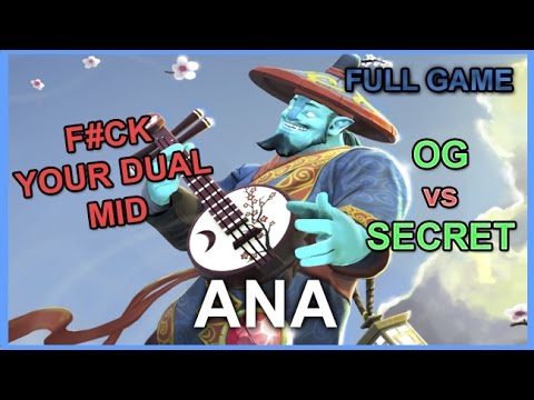 Ana Storm Spirit | OG vs Secret @ Starladder 2017 - 7.02 Full Game