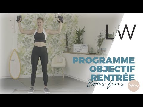 Slim Arm Exercises with Dumbbells (5 min) // BACK-TO-SCHOOL GOAL PROGRAM