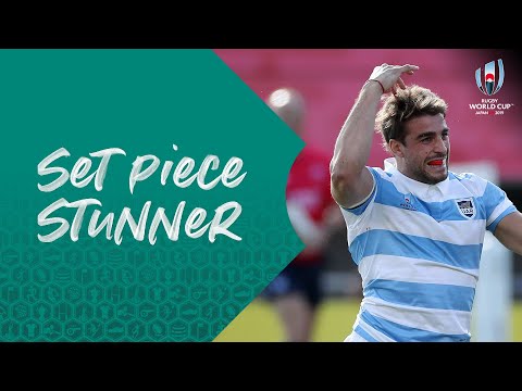 Incredible set piece try from Argentina - Rugby World Cup 2019