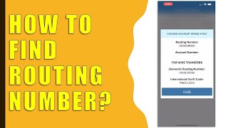 How to Find Routing Number on PNC App