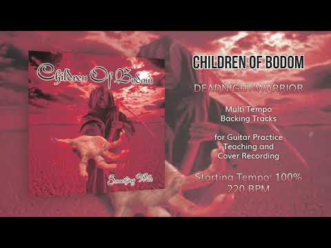 CHILDREN OF BODOM - Deadnight Warrior - 100% Tempo (220 BPM) Backing Track