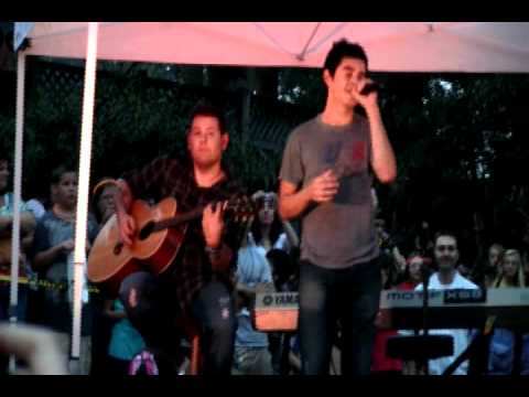 Something 'Bout Love by David Archuleta (1st Live Performance) Greenville, SC