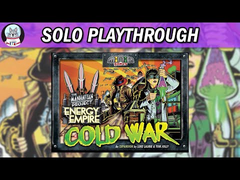Manhattan Project: Energy Empire - Cold War | Solo Playthrough
