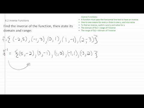  Inverse Functions p2