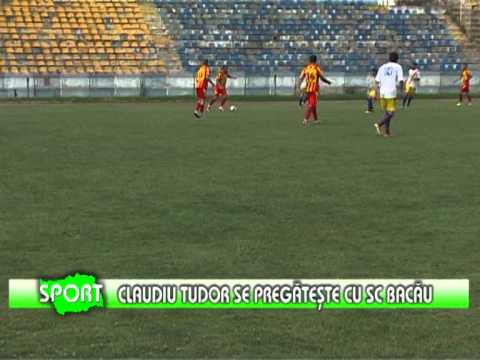 Claudiu Tudor se pregăteşte cu SC Bacău  - www.1tvbacau.ro (22.07.2013)