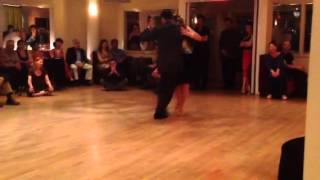 Virginia Pandolfi y Andres Bravo at "La Tangueria" NYC 2/3