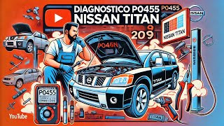 Diagnóstico del código P0455 en Nissan Titan 2009 – Máquina de humo y tester @DRAutoz