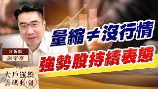 量縮 ≠ 沒行情 強勢股持續表態 (圖)